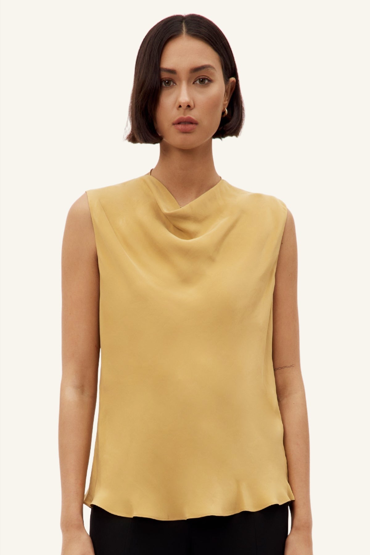 1.STATE Cowl Neck Camisole